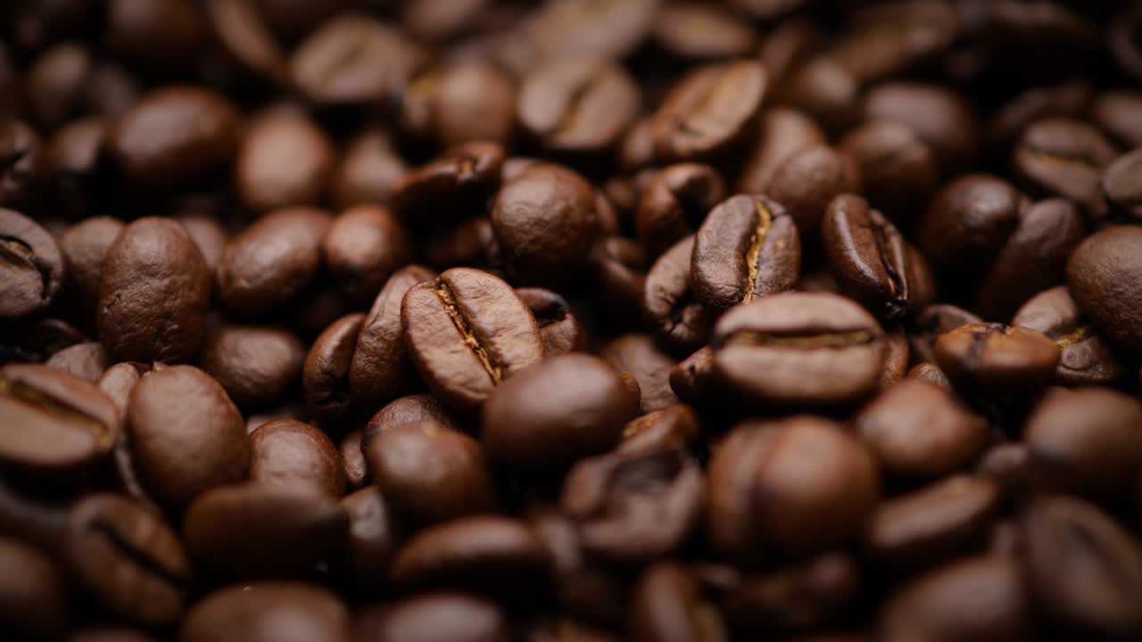 fondo de granos de café (en bucle)