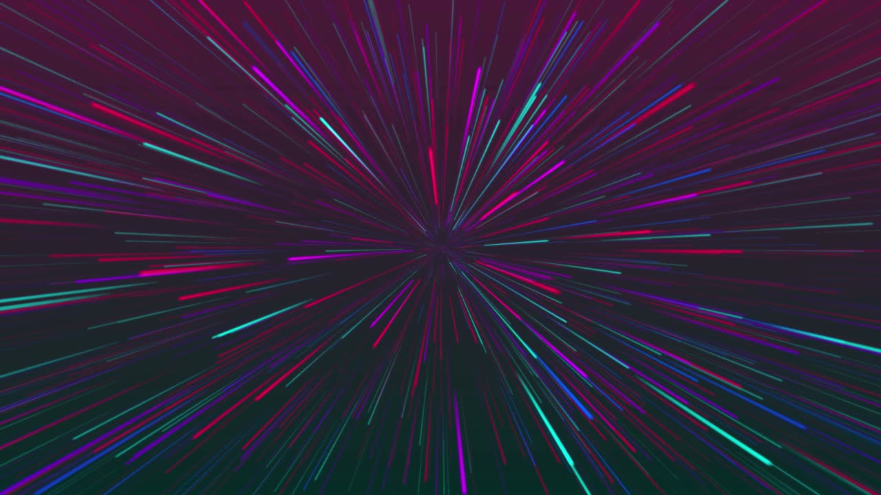 retro abstracto de warp o movimiento hiperespacial en el rastro estelar