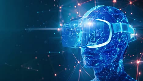 immersive virtual reality experience in a digital world