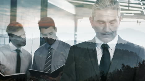 animación de las personas de negocios que trabajan juntas