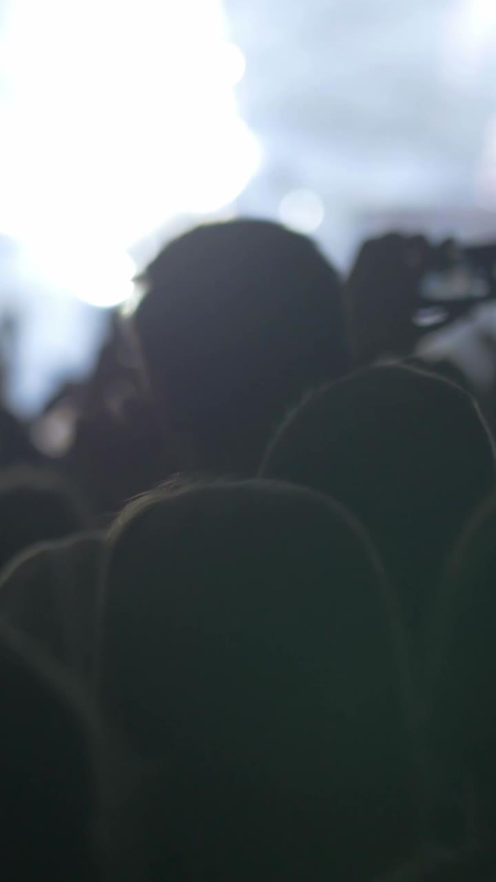 콘서트에서 군중