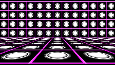 fondo de movimiento de luces de baile de panel