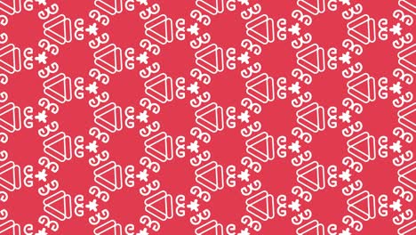 animated seamless pattern design floating