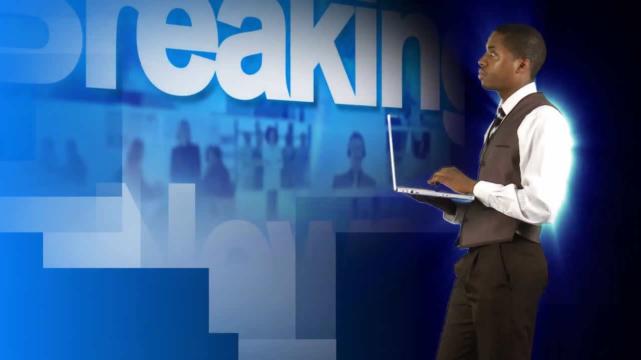 animación en 3d que muestra las noticias