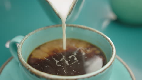 Pouring-milk-into-a-hot-coffee-drink