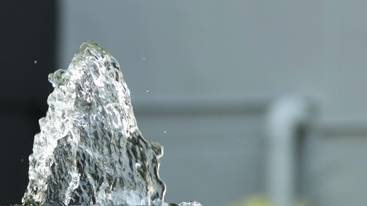 움직이는 물 의 클로즈업