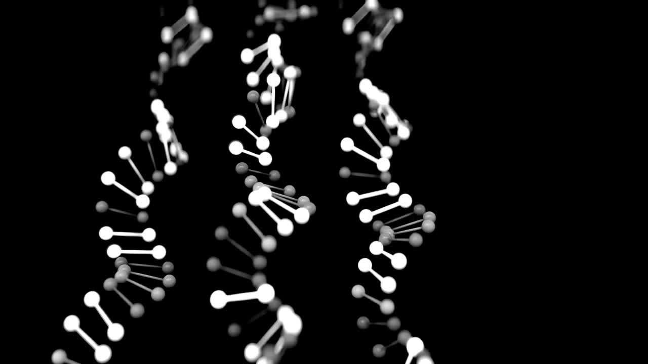 4k 추상 dna 헬릭스