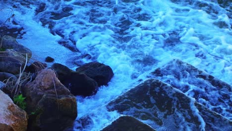 cascading water stairway in the nevada wetalnds