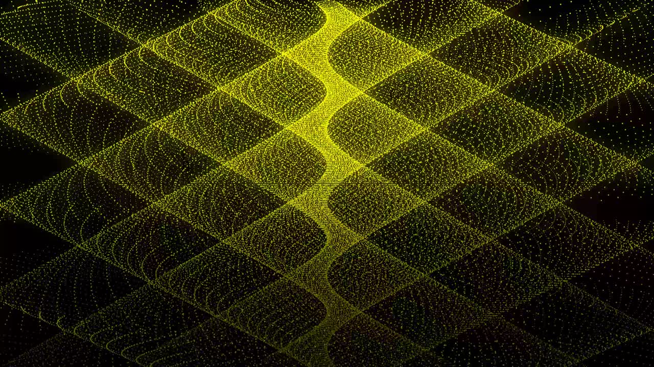 Yellow color Dot Shape Pattern animation motion graphics