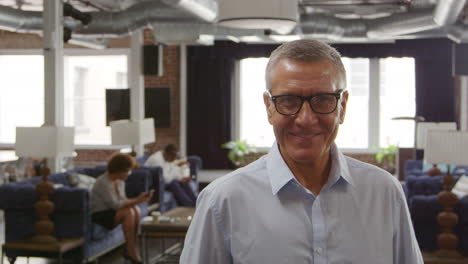 portrait of mature businessman in office shot on r3d