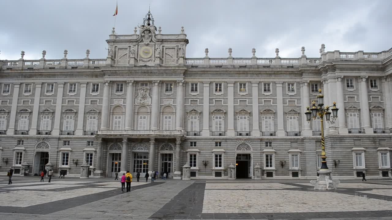 Palácio Real de Madrid, Espanha - fundo de arquitetura