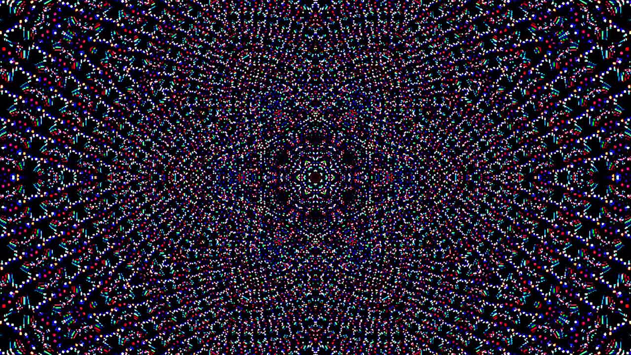 Bright abstract light governing full color, kaleidoscope