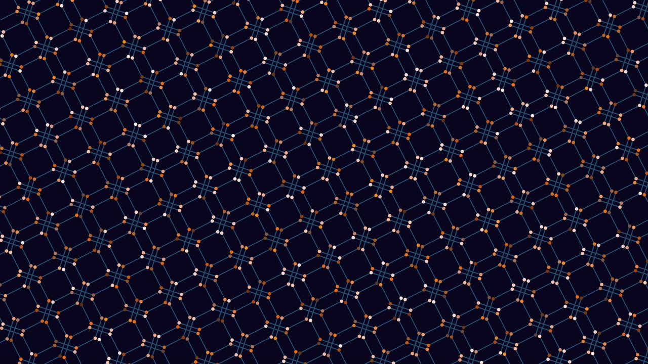 격자 반복에서 활기찬 파란색과 초록색 기하학 패턴 사각형과 직사각형