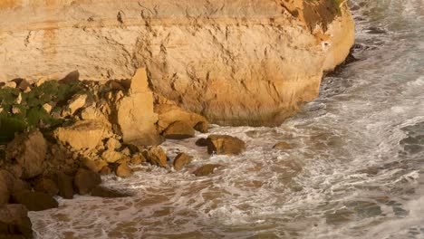 ocean waves hitting rocks at port campbell