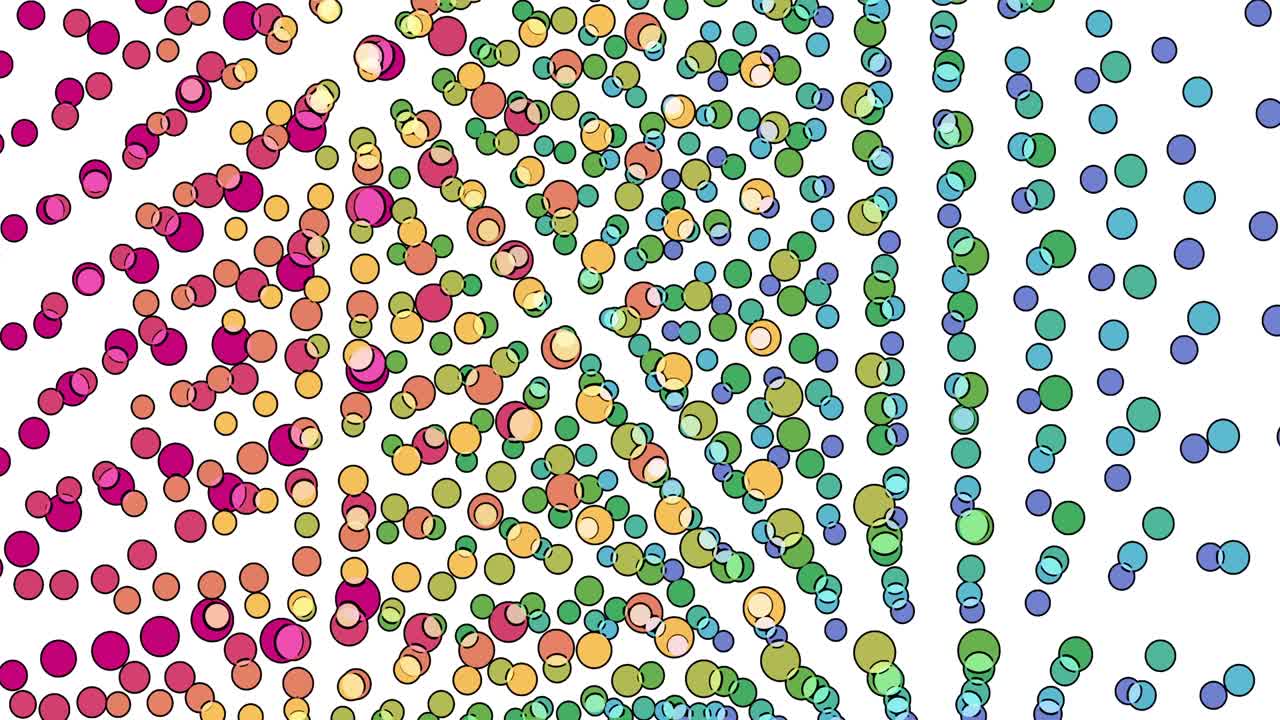 hermosas partículas de burbuja fondo del círculo. círculo partículas abstractas esponja concepto de estilo moderno