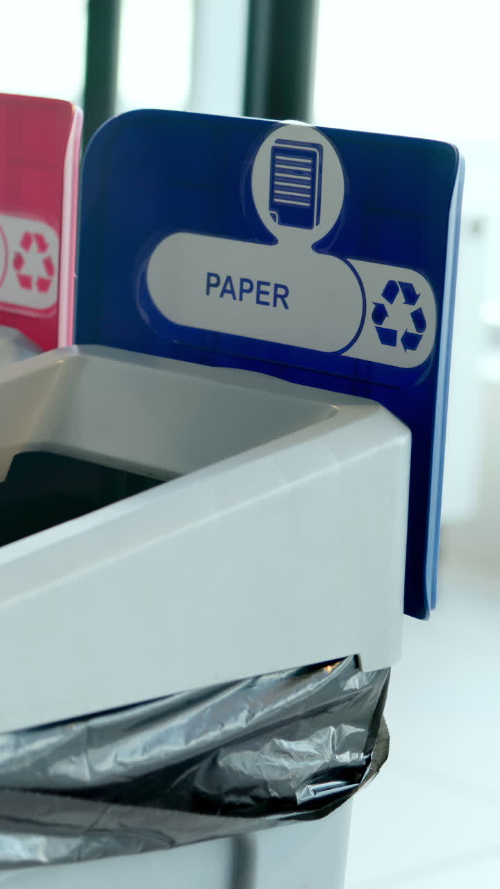 Contenedores de reciclaje para separar residuos