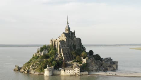 mont saint-michel aerial view