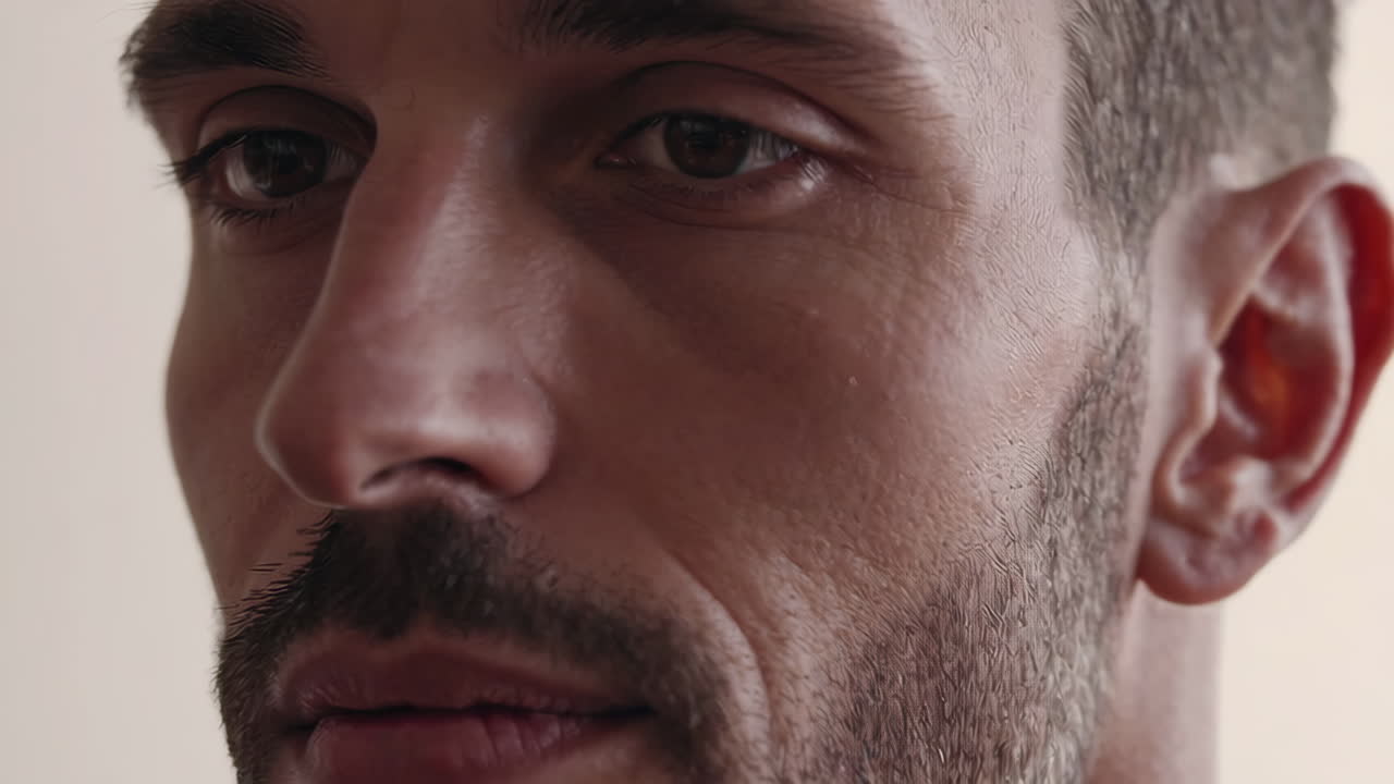 retrato en primer plano de un hombre