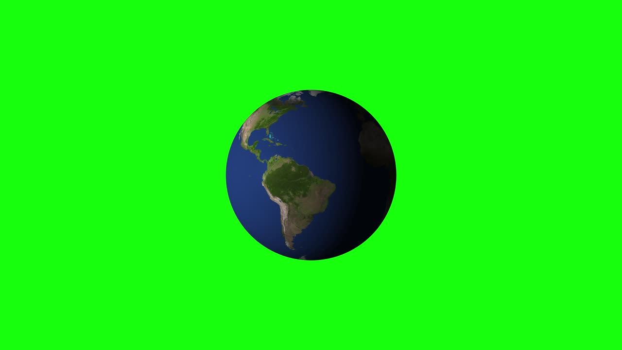 pantalla verde del planeta tierra 4k
