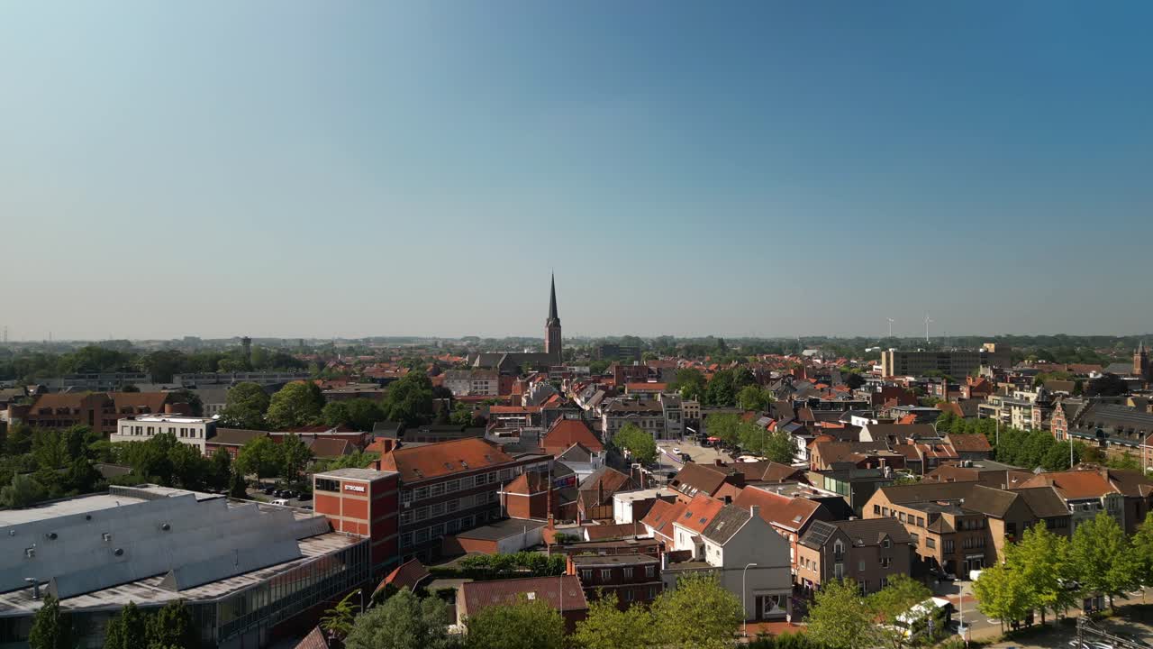 izegem roeselare iglesia de la ciudad belga de flandes occidental