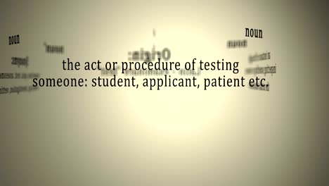 definición: examen