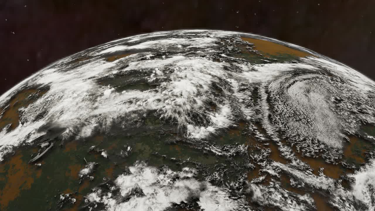 espacio animación ciencia ficción desierto planeta