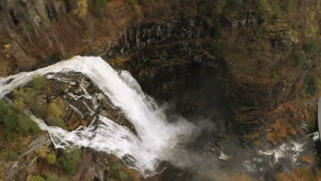 Arial-view-of-the-Skjerfossen-waterfall