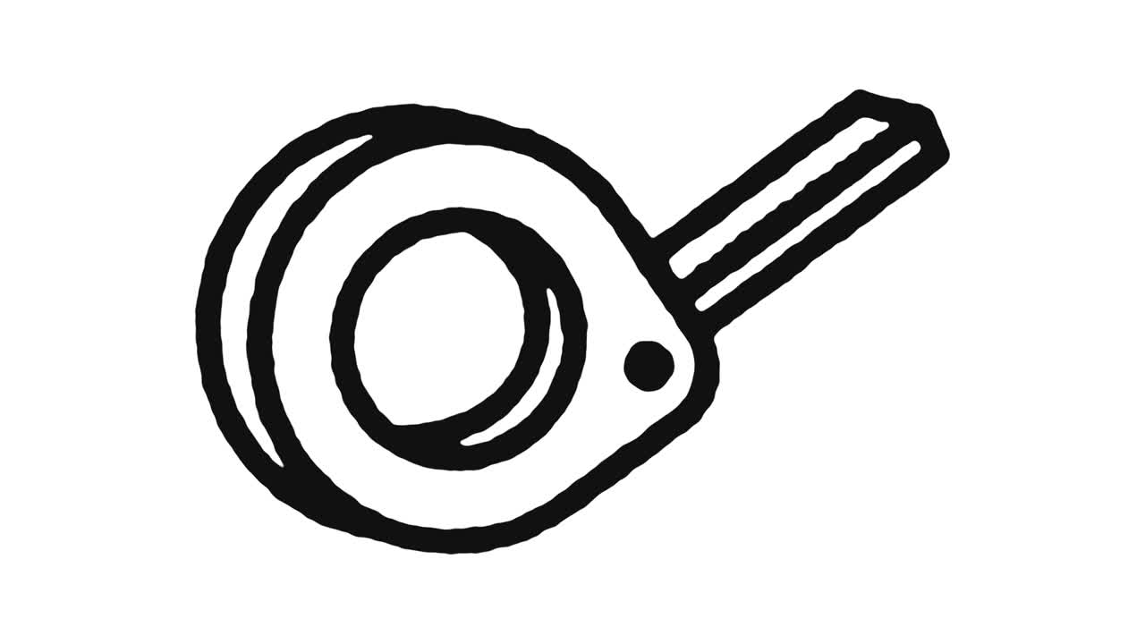 측정 아이콘 애니메이션 영상 및 알파 채널