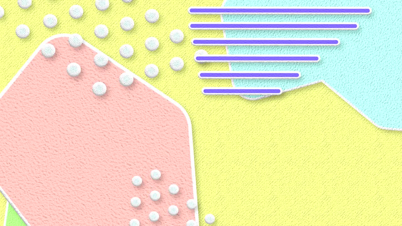 fondo animado abstracto con elementos y formas geométricas gráficas