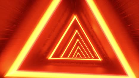 infinito túnel futurista abstracto con luces de neón. fondo de bucle infinito futurista