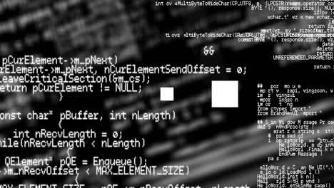 animation of data loading ring over data processing