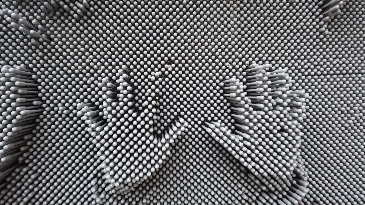 아트 3d 추상 패턴: 플라스틱 손의 배경