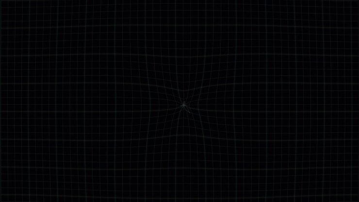 Abstract Digital Grid Animation with Pulsing Distortion Effect