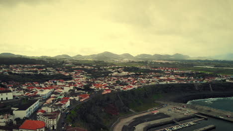 Coastal Village in Azores Island