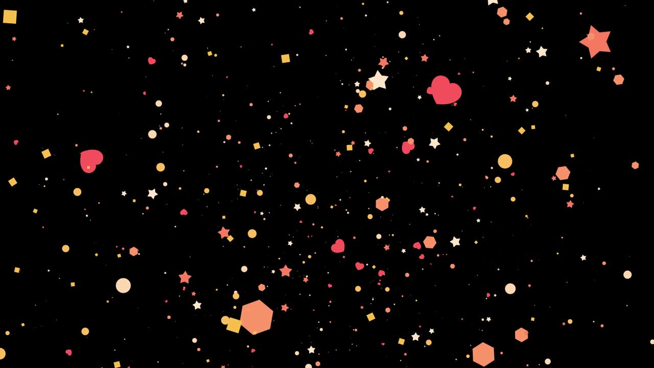 입자 팝 추상 효과 배경