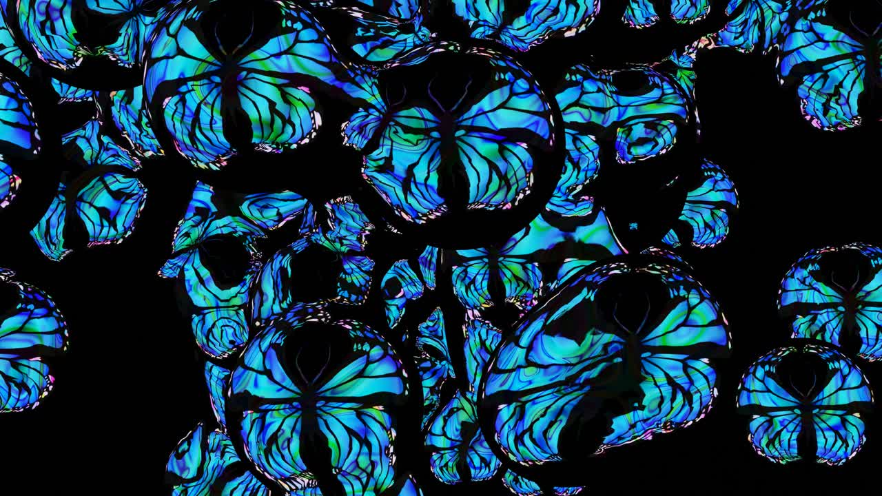 Merging Bubbles Butterfly . wind 