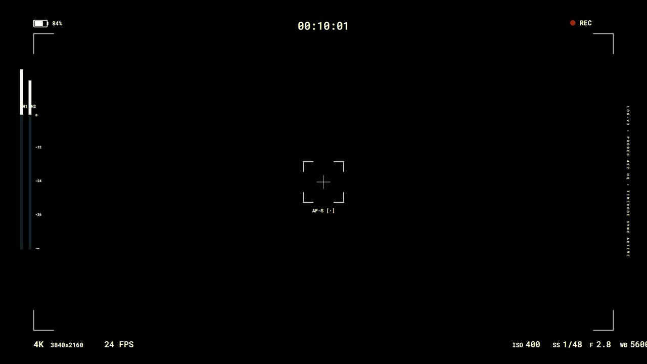 Digital Camera Viewfinder Interface Overlay