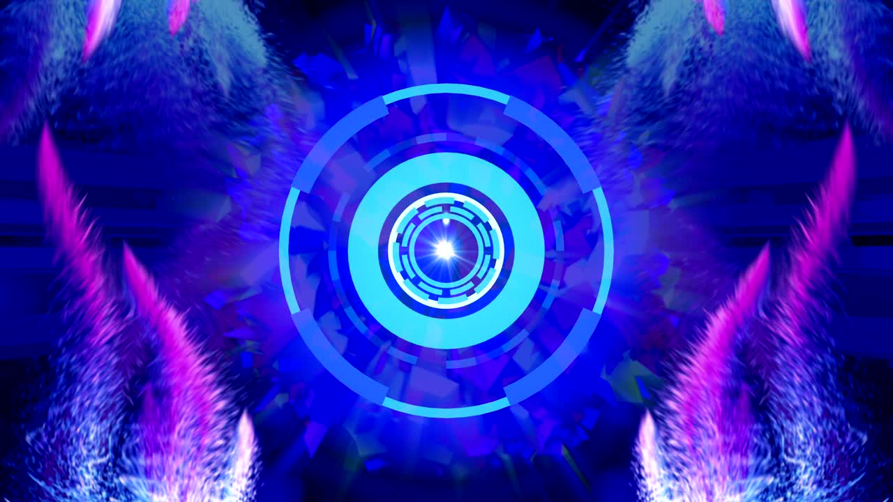 hermosas partículas en 4k. bucle sin costuras.