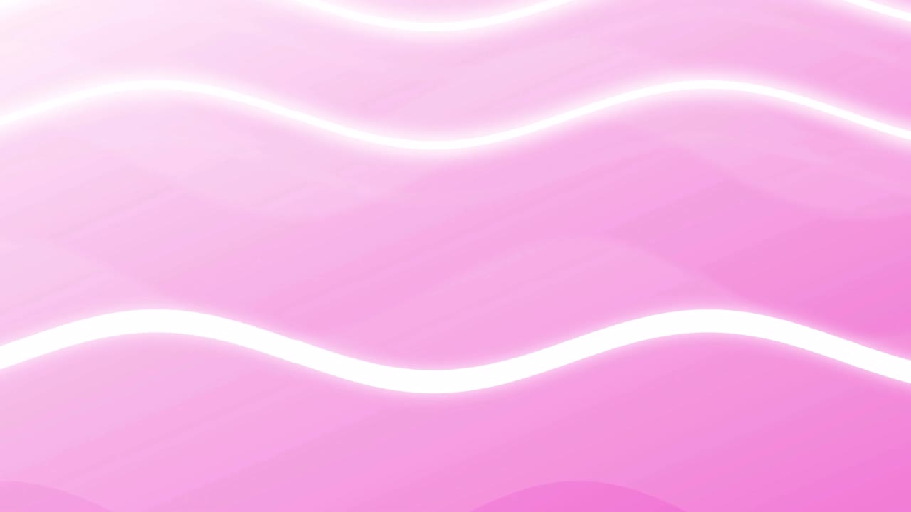 희미한 분홍색 배경에 천천히 움직이는  ⁇ 색 파동선의 애니메이션