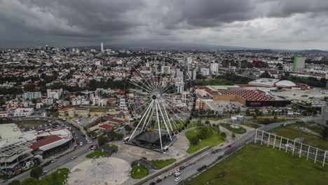 Hiperlapso-Una-Atracción-Turística-En-La-Ciudad-De-Puebla,-México