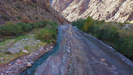 Clean-spring-water-flowing-into-the-Colorado-river-in-Arizona