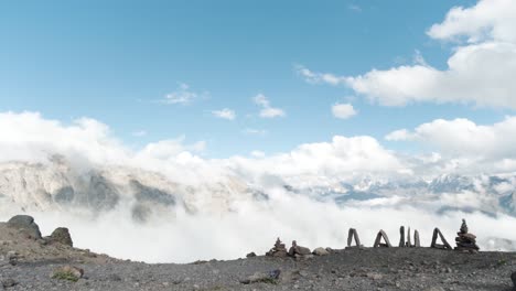 hiker on a mountain top