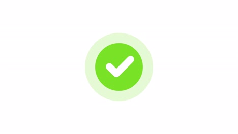 het controlemerk symbool.