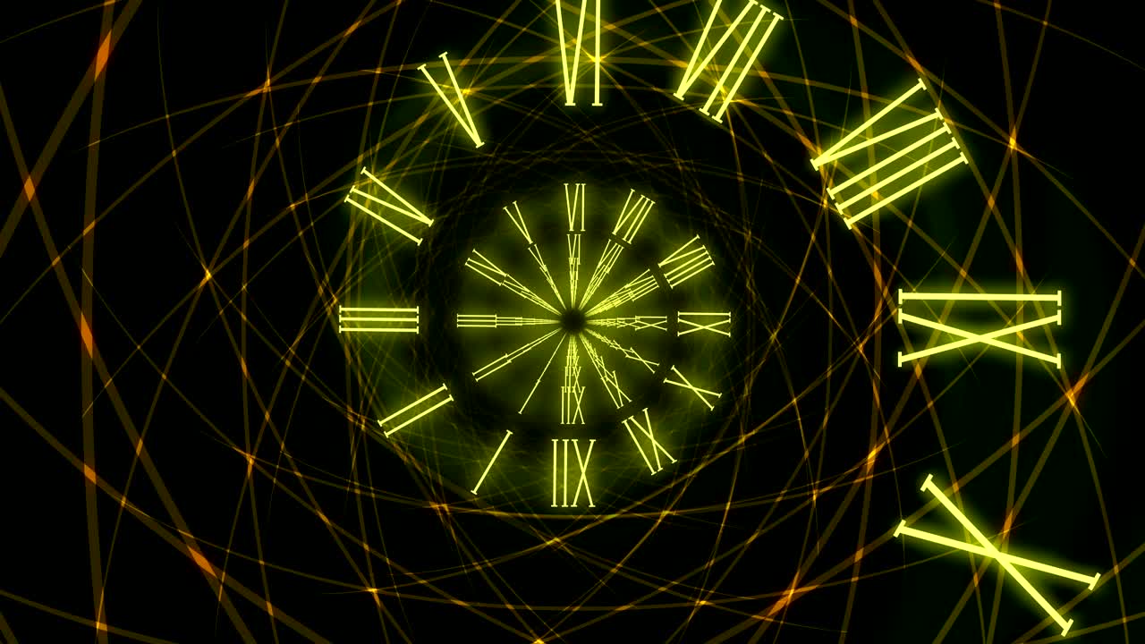 viaje en el tiempo espiral abstracto animación de fondo conceptual