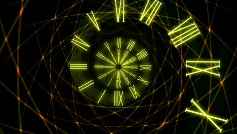 viaje en el tiempo espiral abstracto animación de fondo conceptual