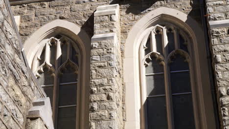 Gothic-windows-and-buttresses-on-Gothic-church