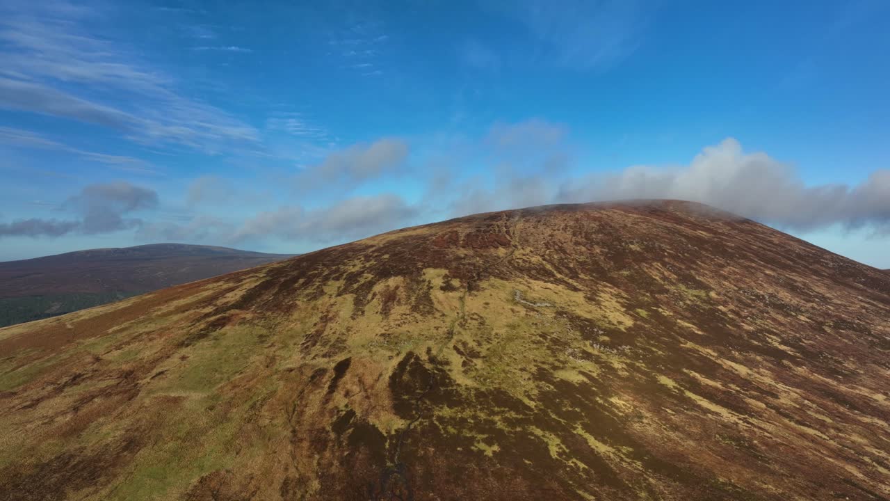 montaña tonelagee, wicklow, irlanda