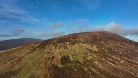 tonelagee mountain, wicklow, ireland