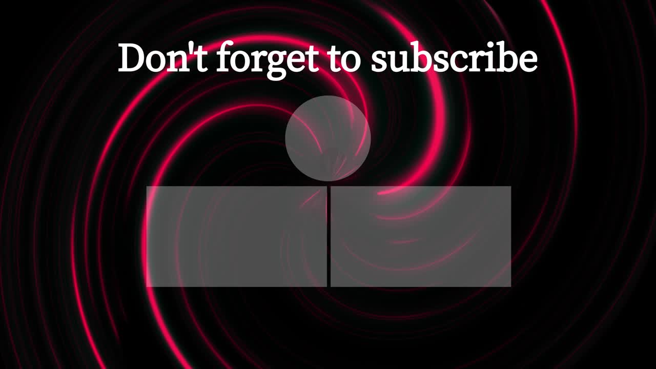 vórtice de neón tarjeta de finalización pantalla de finalización gráficos de movimiento