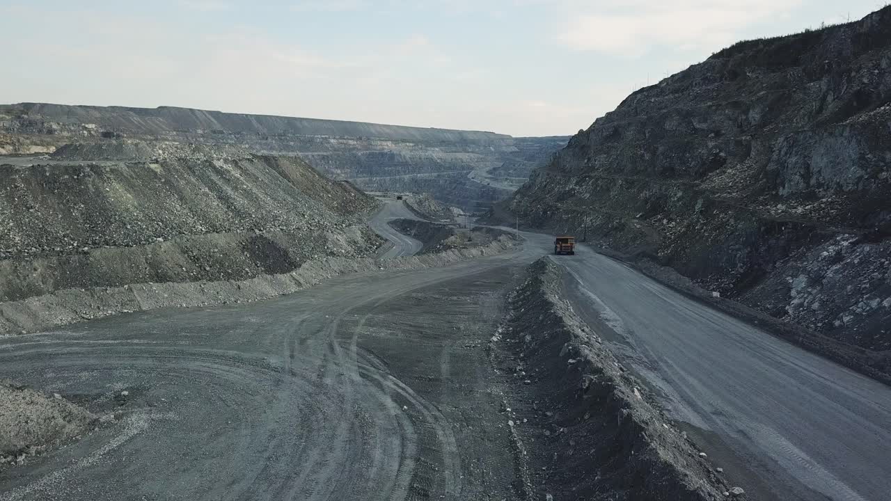 Open Pit Mine with Truck